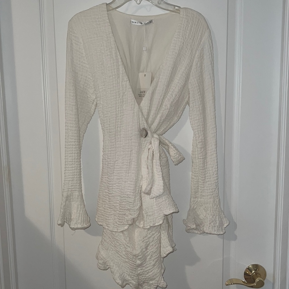 BRAND NEW white Romper